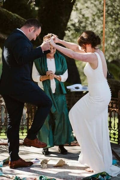  Mountain House Estate – wine country wedding – San Francisco Bay rustic wedding venue - Jewish wedding ceremony