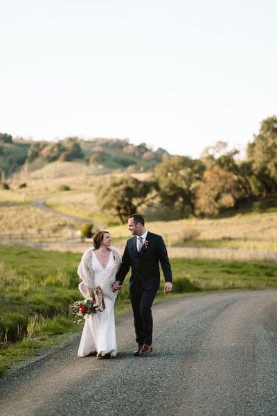 Mountain House Estate – wine country wedding – San Francisco Bay rustic wedding venue - bride and groom