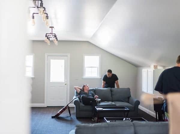 Groom - getting ready- The Studio - Mountain House Estate - wine country weddings