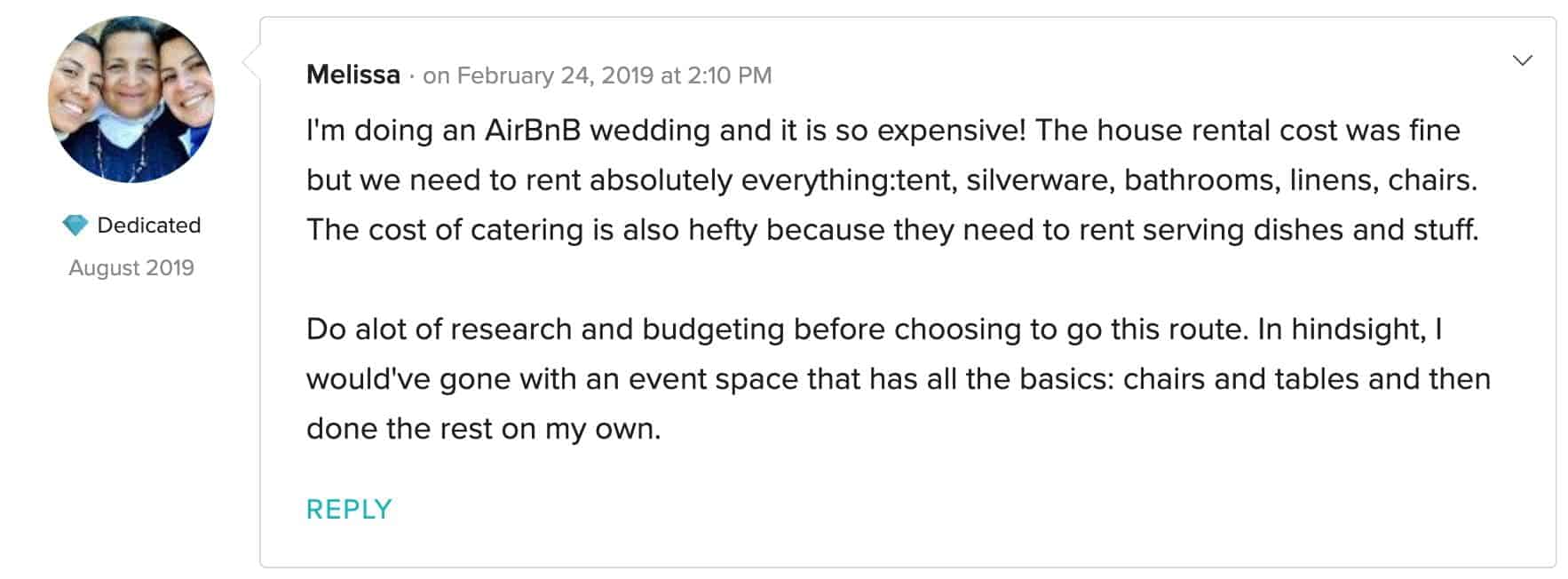 2 airbnb wedding venue california